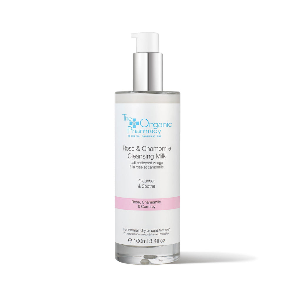The Organic Pharmacy Rose & Chamomile Cleansing Milk 