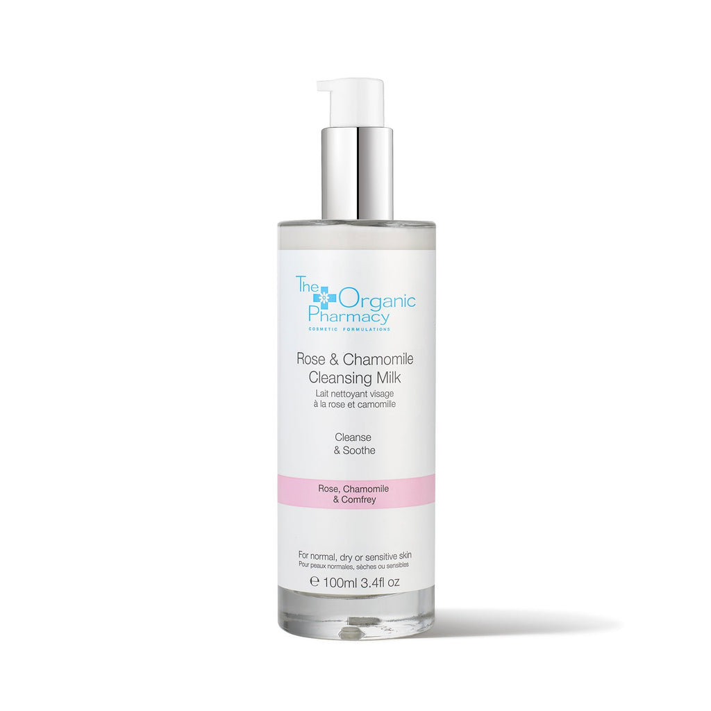 The Organic Pharmacy Rose & Chamomile Cleansing Milk 