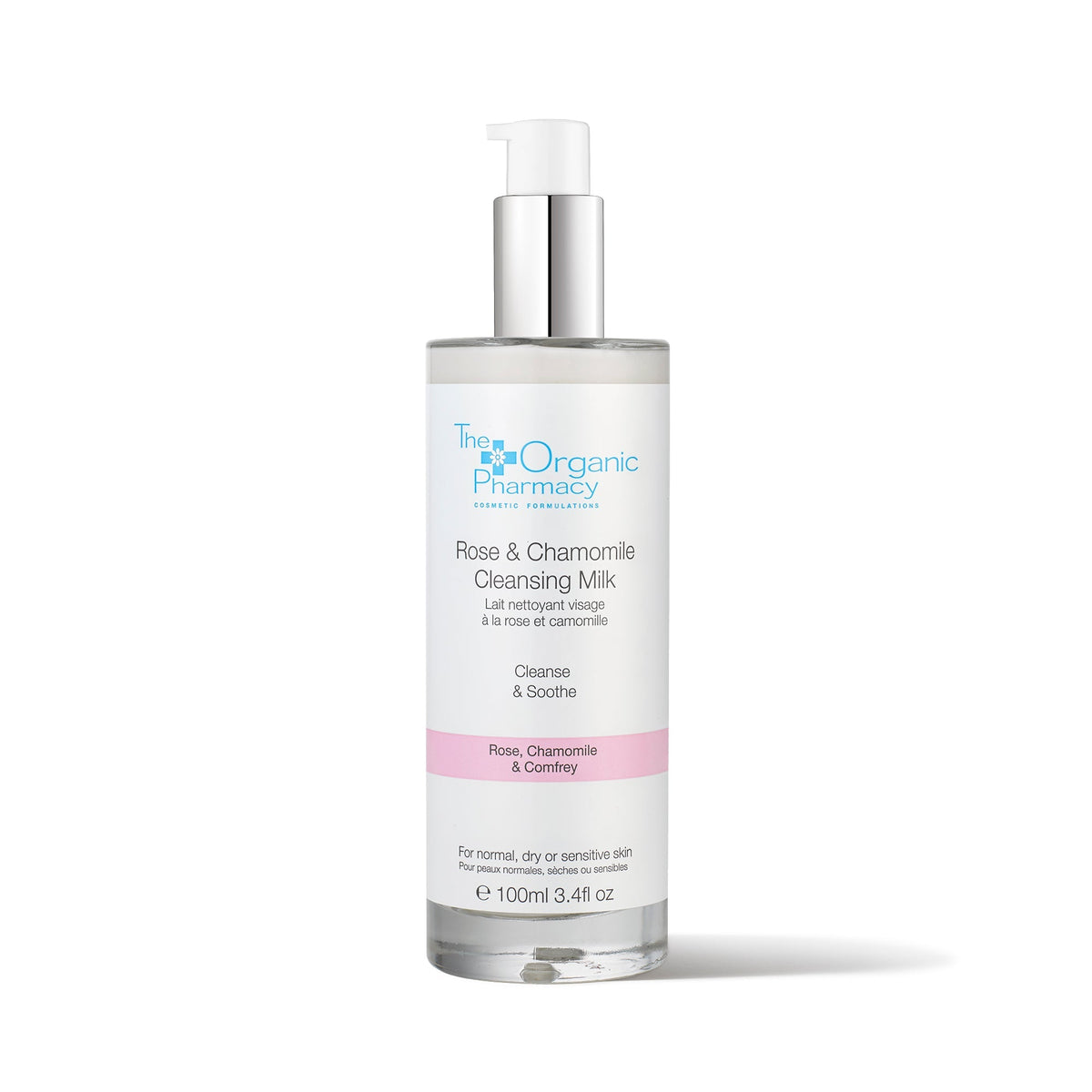 The Organic Pharmacy Rose & Chamomile Cleansing Milk 