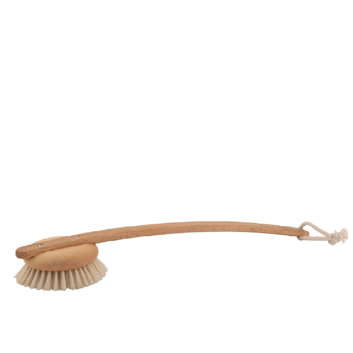 Redecker Round Head Bath Brush - Long Fixed Handle