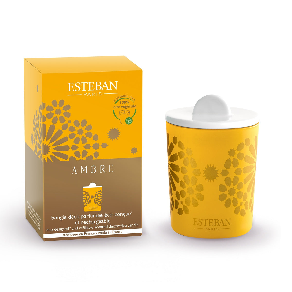 Ambre Decorative Scented Candle 180g