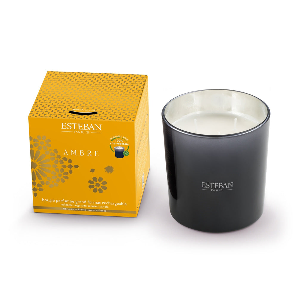 Amber Rechargable Large Scented Candle 450g