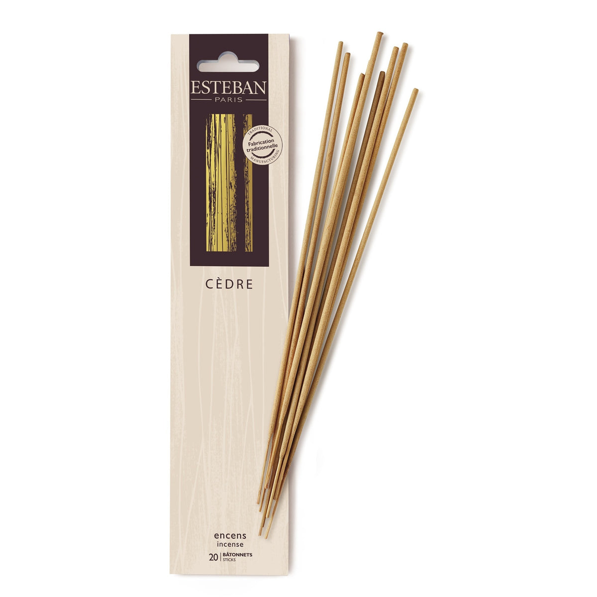 Cedre Bamboo Incense Sticks x 20