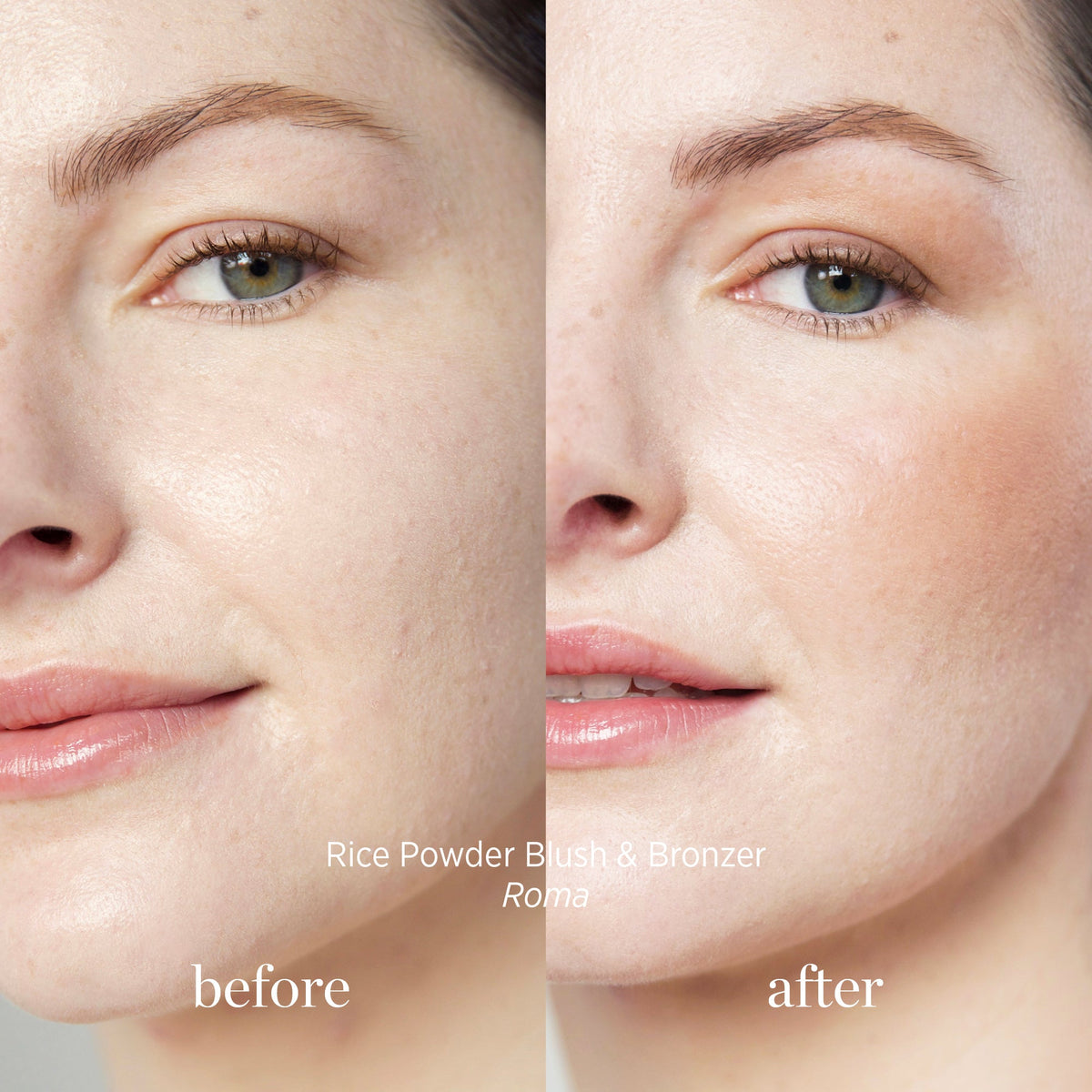 Ere Perez Rice Powder Blush & Bronzer - Roma