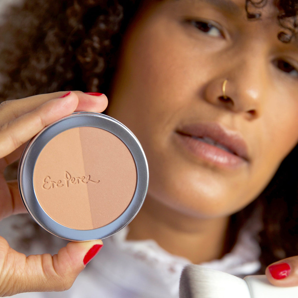 Ere Perez Rice Powder Blush & Bronzer - Roma