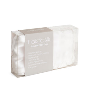Pure Mulberry Silk Pillowcase in White