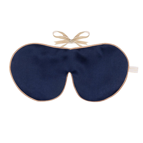 Holistic Silk Anti-Age Mulberry Silk Eye Mask - Navy