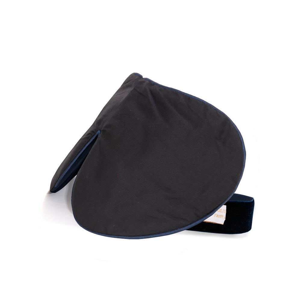 Holistic Silk Black One Strap Eye Mask 