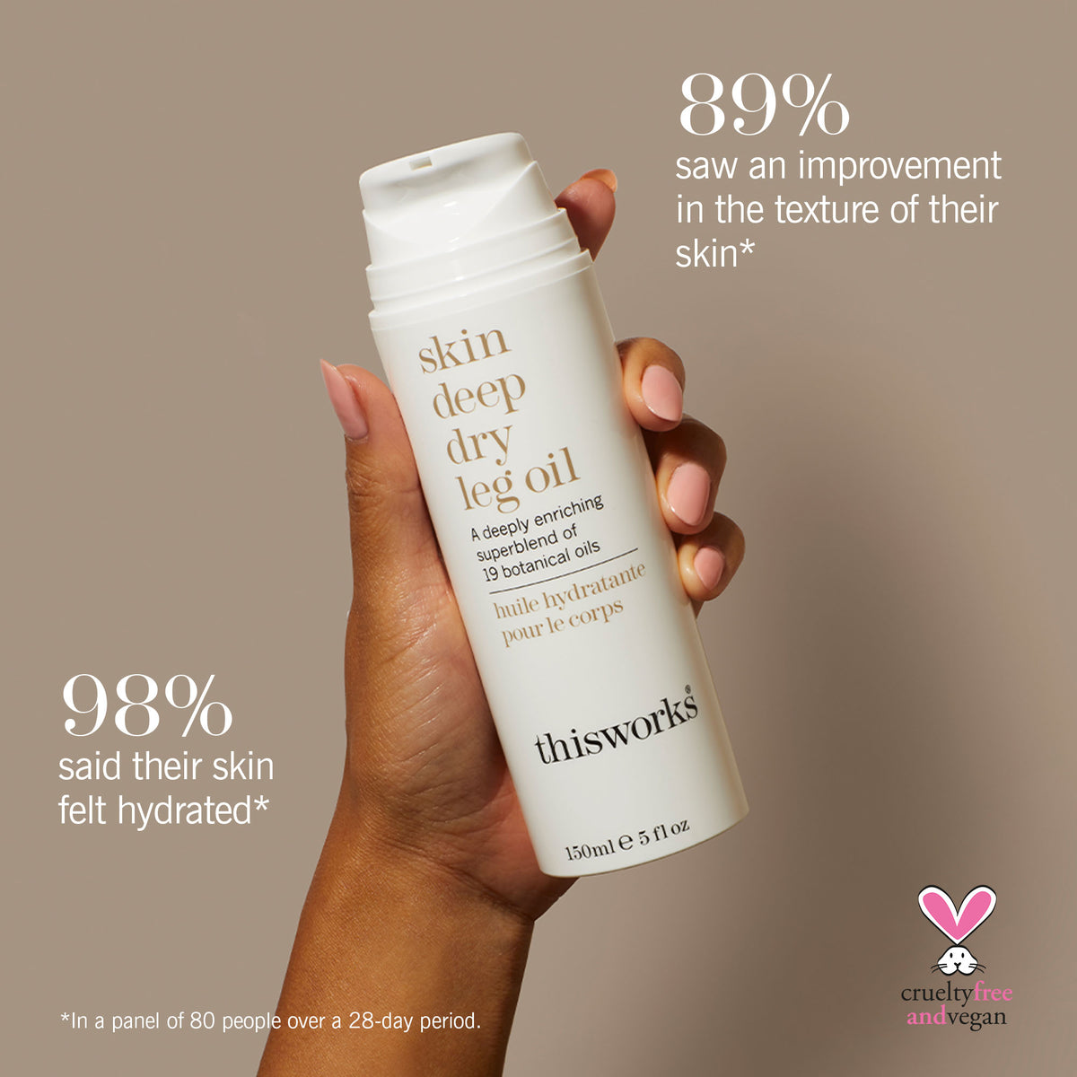 Skin Deep Dry Leg Oil 150ml