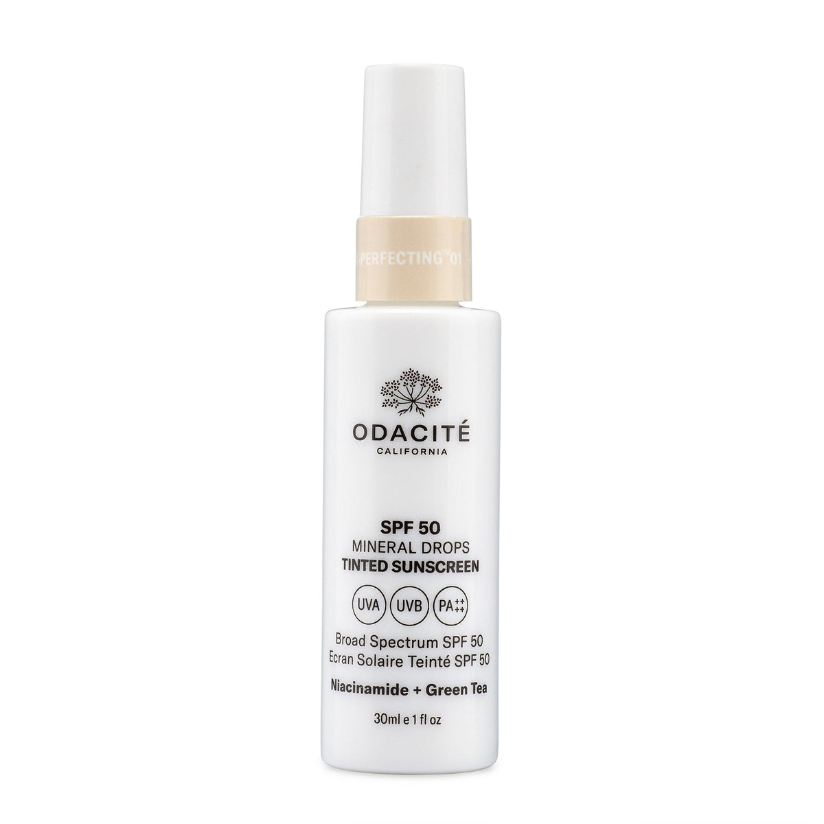 Odacite SPF50 Flex-Perfecting Mineral Drops Tinted Sunscreen - Flex 01