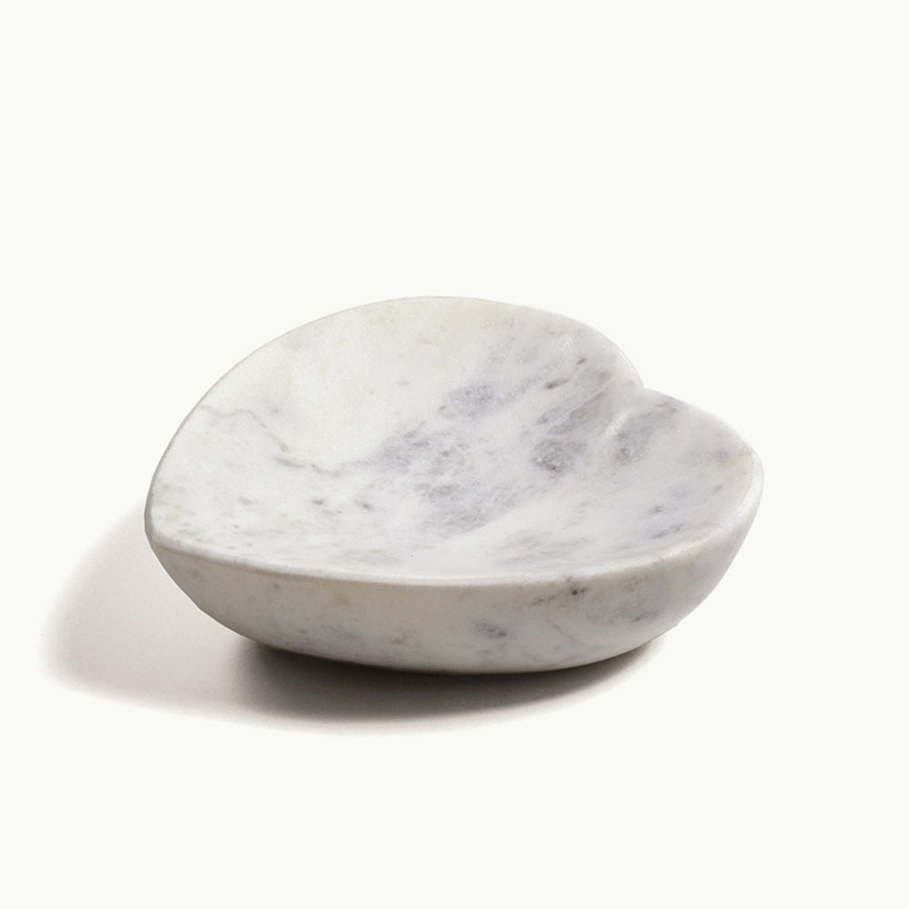 Tade Marble Heart Soap Dish 