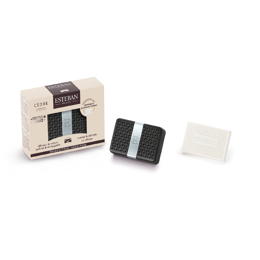 Esteban Cedre Refillable Scented Car Diffuser