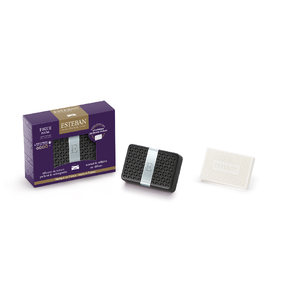 Esteban Figue Noire Refillable Scented Car Diffuser