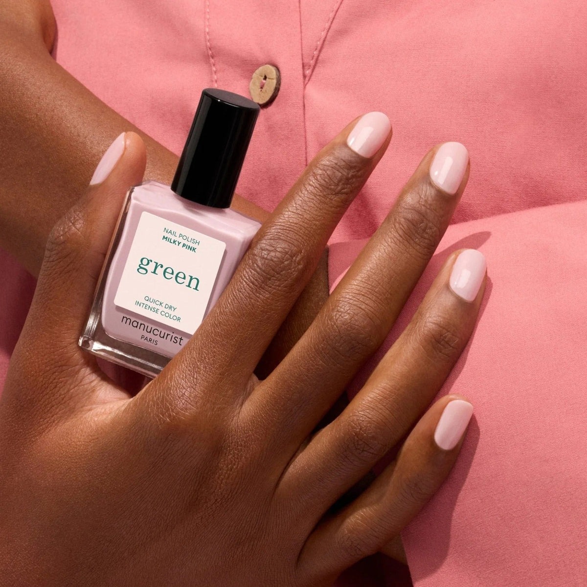 Manucurist Green Nail Polish - Milky Pink