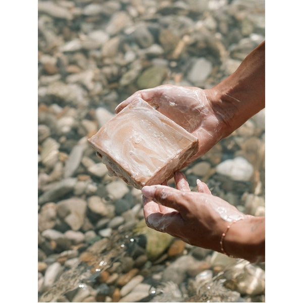 Sliced Aleppo Soap 100g - in a muslin bag